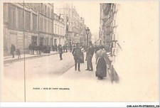 CAR-AAHP9-75-0828 - PARIS X - rue et fort chabrol - Echaffaudage