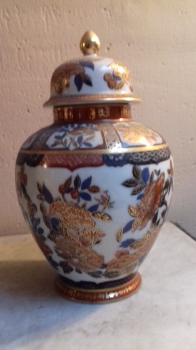 Japon pot céramique - pot, bleu