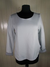 Pull manches longues encolure large COP COPINE Sumida beige doublé gris zip 40