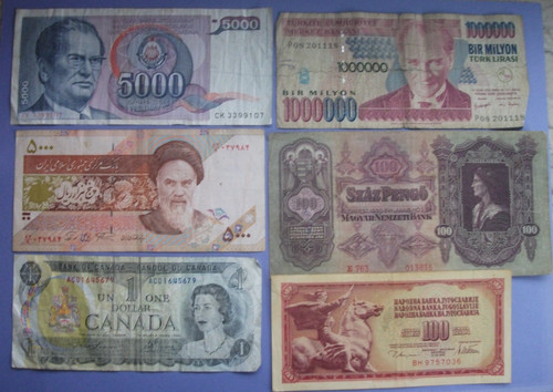 Lot billets hongrie - lot,