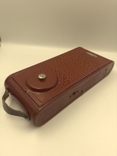 Gramophone portable Suisse Thorens Excelda 1942 Marron - Voir VIDEO ci-dessous