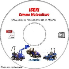 GAMME COMPLETE - Catalogue Pieces CDROM ISEKI Anglais
