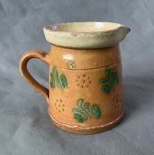 Pichet en poterie savoyarde terre cuite vernissée Savoie