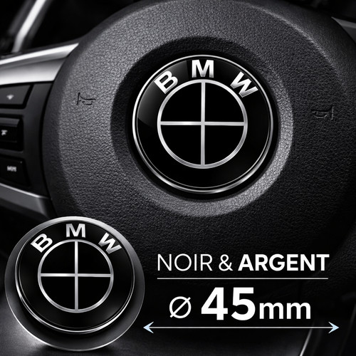 Bmw logo 45mm noir - bmw,