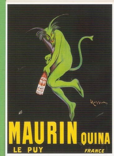 Cappiello carte postale maurin - postale,