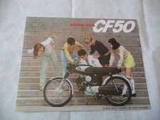 HONDA CF 50 prospectus catalog brochure prospekt dépliant pub 