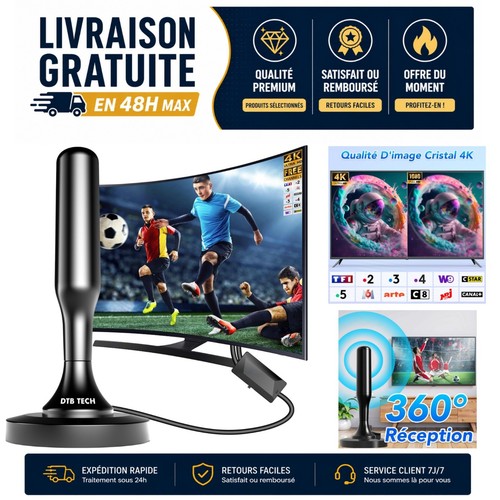 Antenne intérieure tnt - antenne,