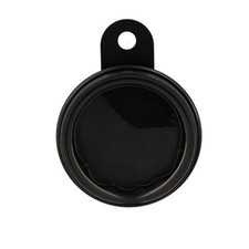 SUPPORT/PORTE VIGNETTE ASSURANCE BLACKWAY ACIER NOIR (ROND)
