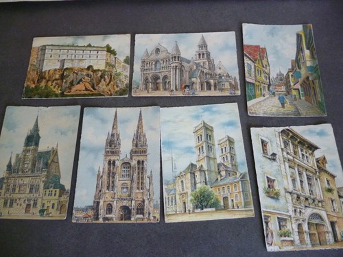 Lot cpa illustrateur - de, 7