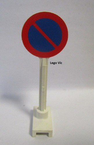 Lego 14pb11 city road - road, sign