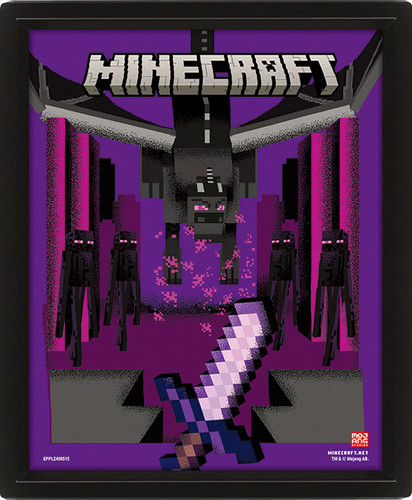 Minecraft image encadrée - image,