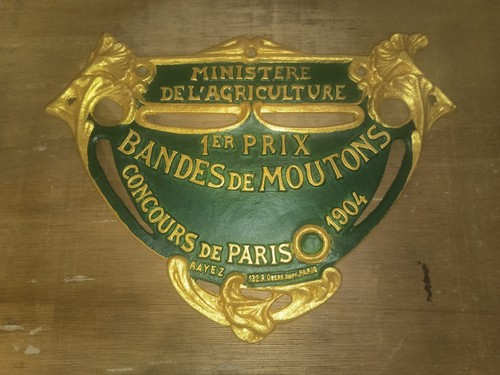 Plaque concours agricole de - plaque,