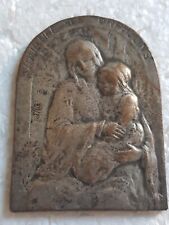 Plaque médaille guerre 1914-15-16 Journée des Orphelins signé