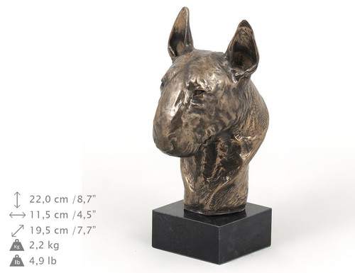 Bull terrier statue miniature - bull,