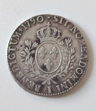 Ecu LOUIS XVI aux branches d'olivier 1790 I