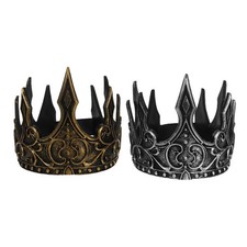  2 Pcs Royal King Crown