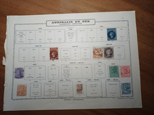 AUSTRALIE OCCIDENTALE  et du  SUD-  3  Pages  D album  ARTHUR MAURY  10  Edit