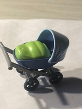 Playmobil poussette bleu 