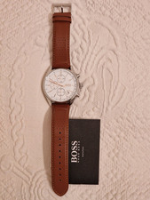 RARE PROMO ! Montre BOSS Champion 2021 VALEUR: 359€ Chronographe Cuir Louis Pion