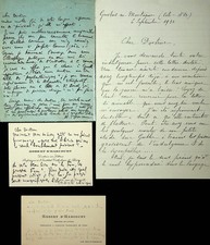 ✒ L.A.S Robert d'HARCOURT écrivain au docteur Maurice de FLEURY