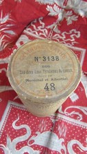 ancien tube cylindre cylinder pathes  gramophone duo no 3138 BOITE VIDE