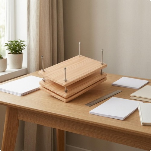 Presse livres bois - livres, en