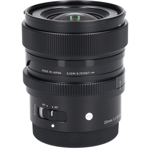 Objectif sigma 20mm - dg, dn