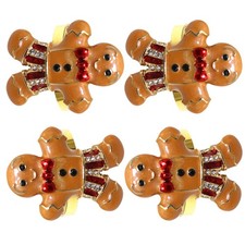  4 Pcs Rond De Serviette Table