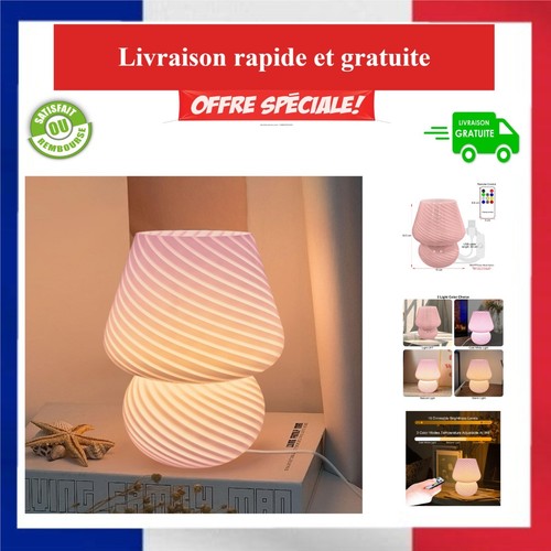 Lampe champignon led - lampe,