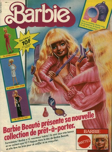 Publicité ancienne barbie - publicité,