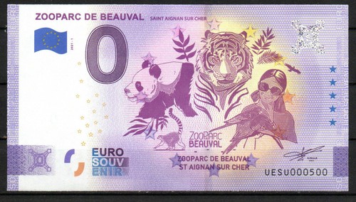 Billet souvenir zero - souvenir, euro
