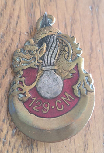 Insigne militaire 129 - insigne, 129°