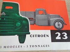 CITROEN - CATALOGUE - PUB - BROCHURE - CAMION  POIDS LOURDS TYPE 23