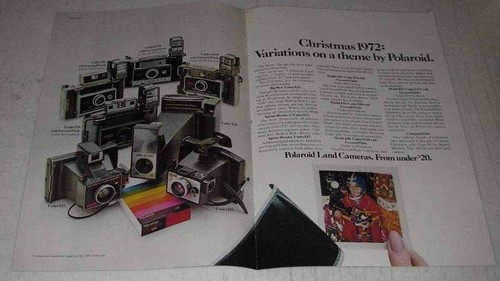 1972 polaroid camera - 1972, ad