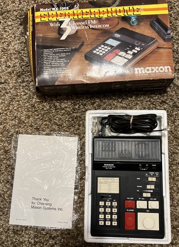 Vintage 1985 maxon speaker - vintage,