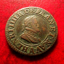 Henri IV double tournois 1604 A