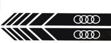 2 STICKERS Rétroviseur AUDI 2.5cm x 20cm couleur aux choix