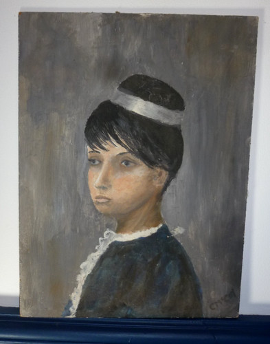 Tableau portrait femme - tableau, de