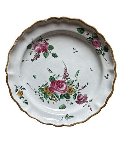 Assiette ancienne faïence