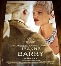 JEANNE DU BARRY Maïwenn  Johnny Depp Louis XV LARGE french POSTER