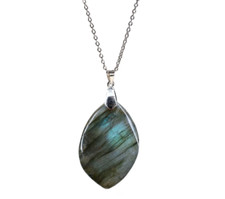 Collier labradorite pendentif