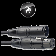 DMX Câble XLR 3 Broches Femelle vers XLR 3 Broches Mâle Long 3 Métres