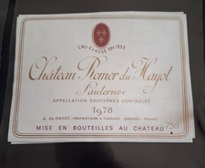 étiquette Château Romer du