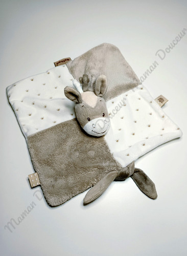 Doudou plat carré tom - max, et