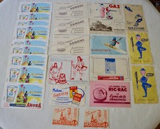 Lot de 24 anciens buvards