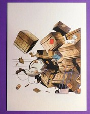 Tintin carte postale - tintin.,