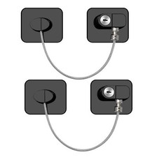 Lot de 2 Securite Fenetre