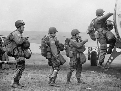 Ww2 dday airborne para utah - us,