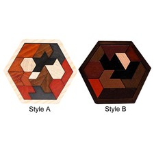 Puzzle en blocs de bois, jeu