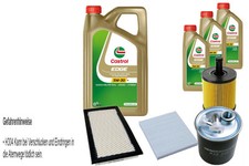 Inspection Set Castrol EDGE 5W-30 M Moteur 8L Pour Dodge Caliber Jeep 2.0 CRD